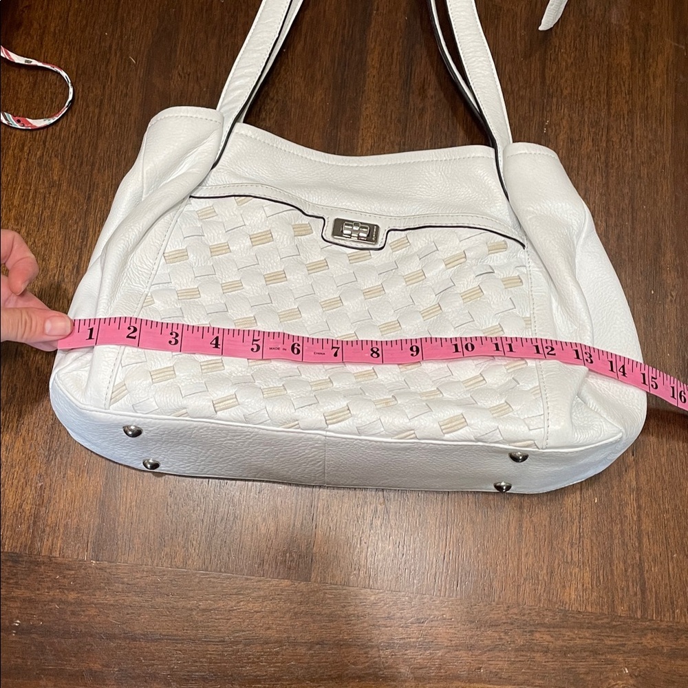 B. Makowsky leather woven shoulder bag - Picture 11 of 14